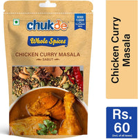 Chukde Chicken Masala, Whole Spices Blend For Chiken Curry, 150g, Pack of 50g x 3