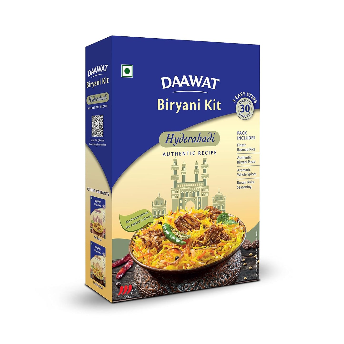 Daawat Biryani Kit Hyderabadi Recipe - 334 gms