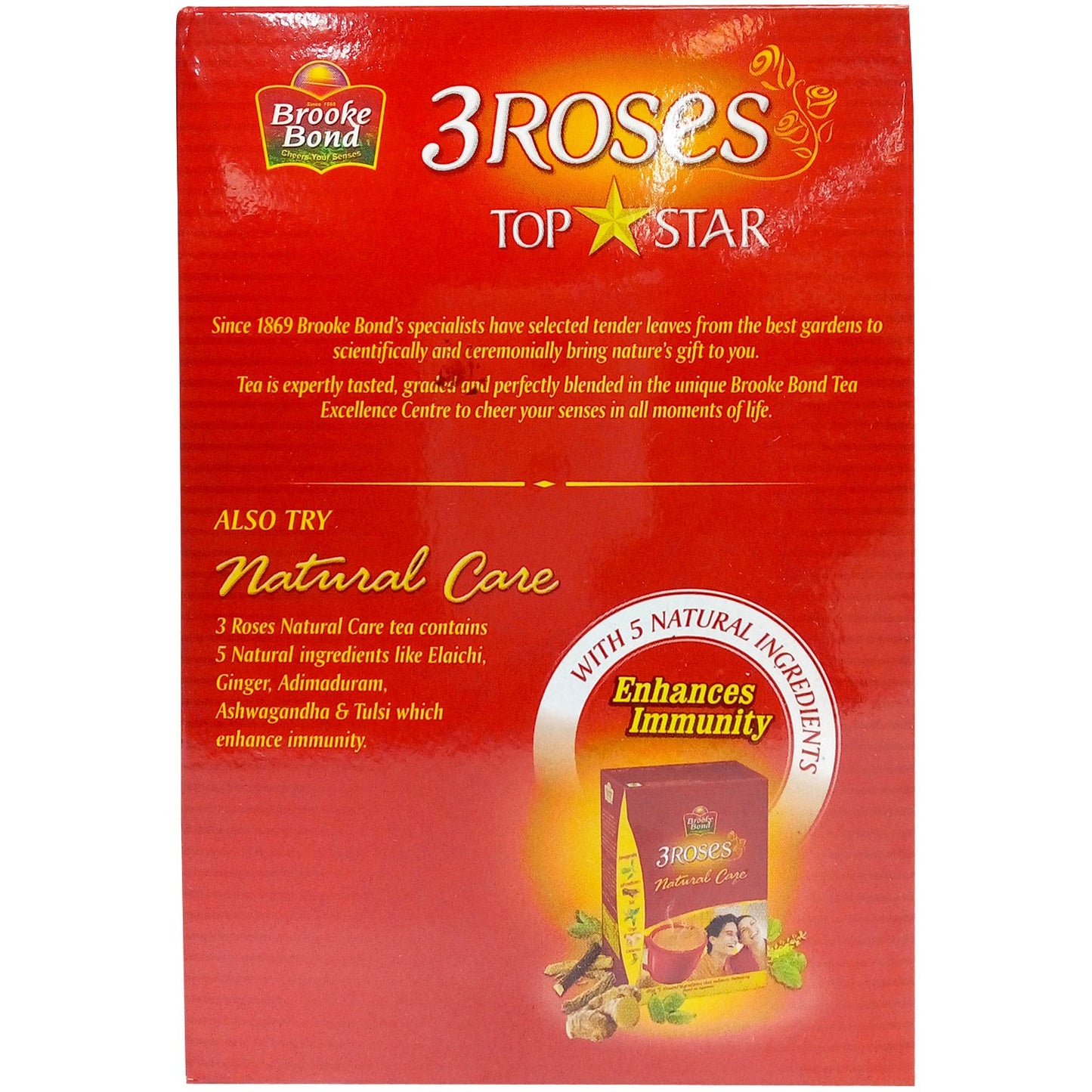 Brooke Bond 3 Roses Tea Top Star - 250 gms