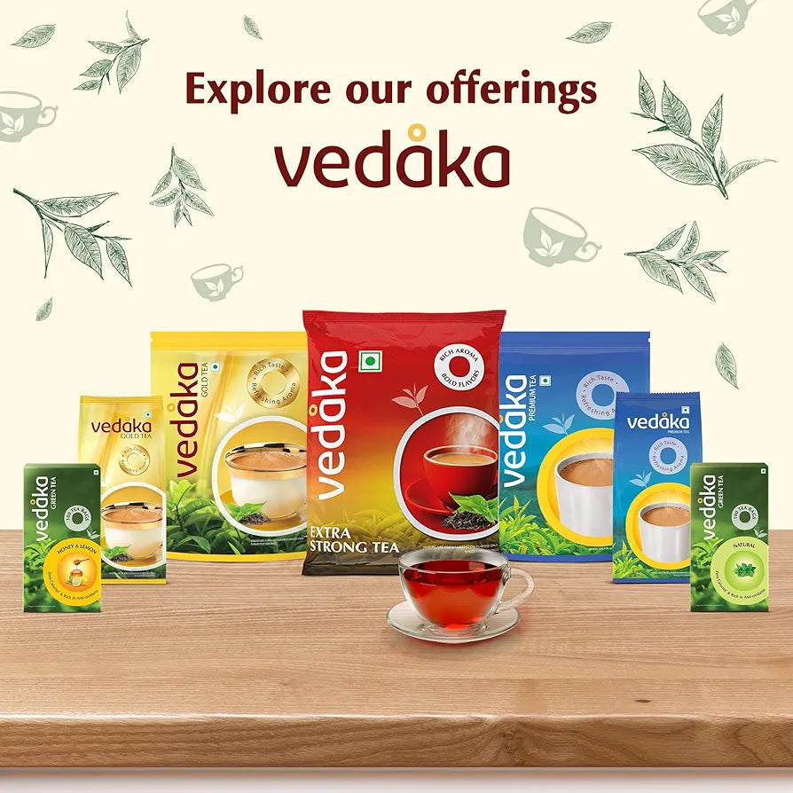 Amazon Brand - Vedaka Premium Tea | Exclusive Chai Blend | 500g