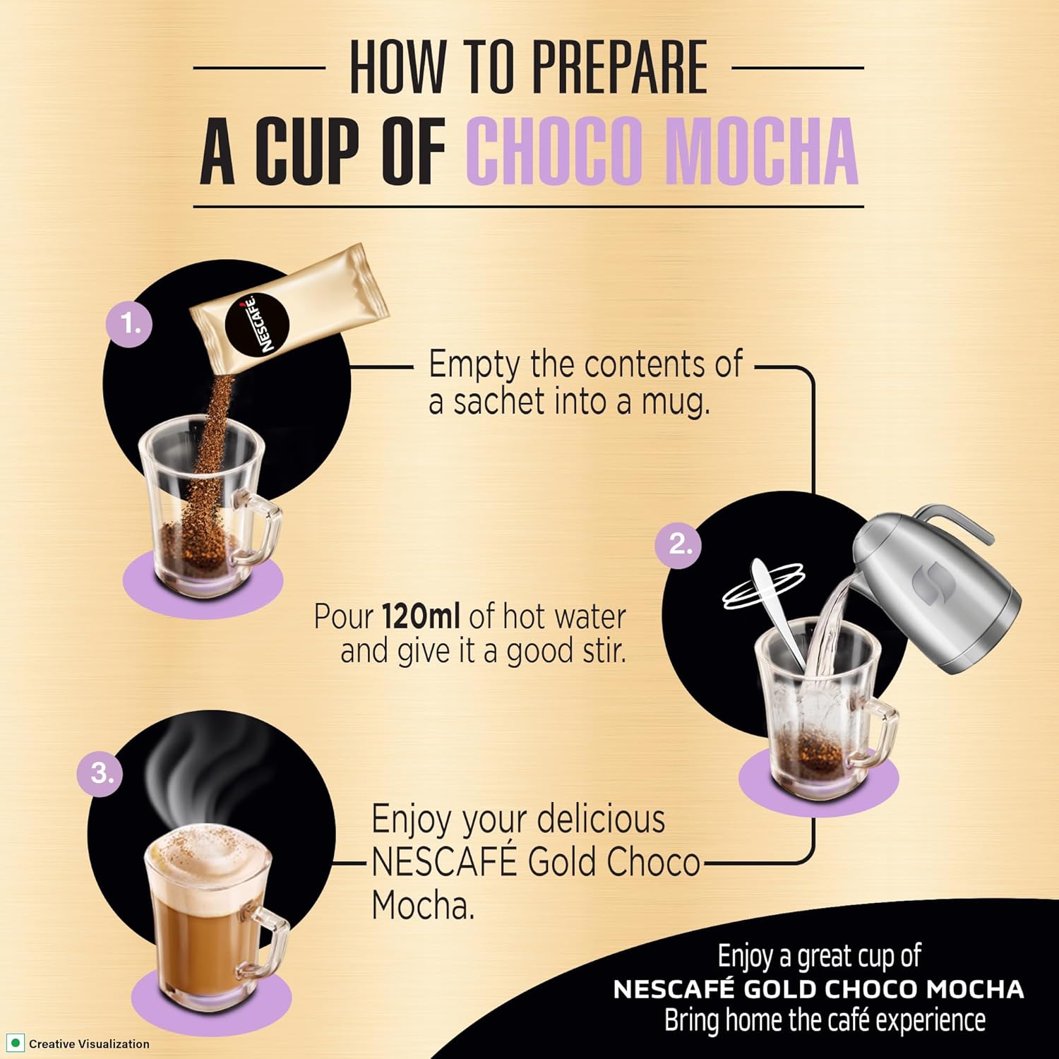 Nescafe Choco Mocha Instant Coffee Premix Powder - 125 gms - Veeha Foods