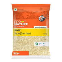 Pro Nature 100% Organic Besan (Gram Flour) - 500 gms