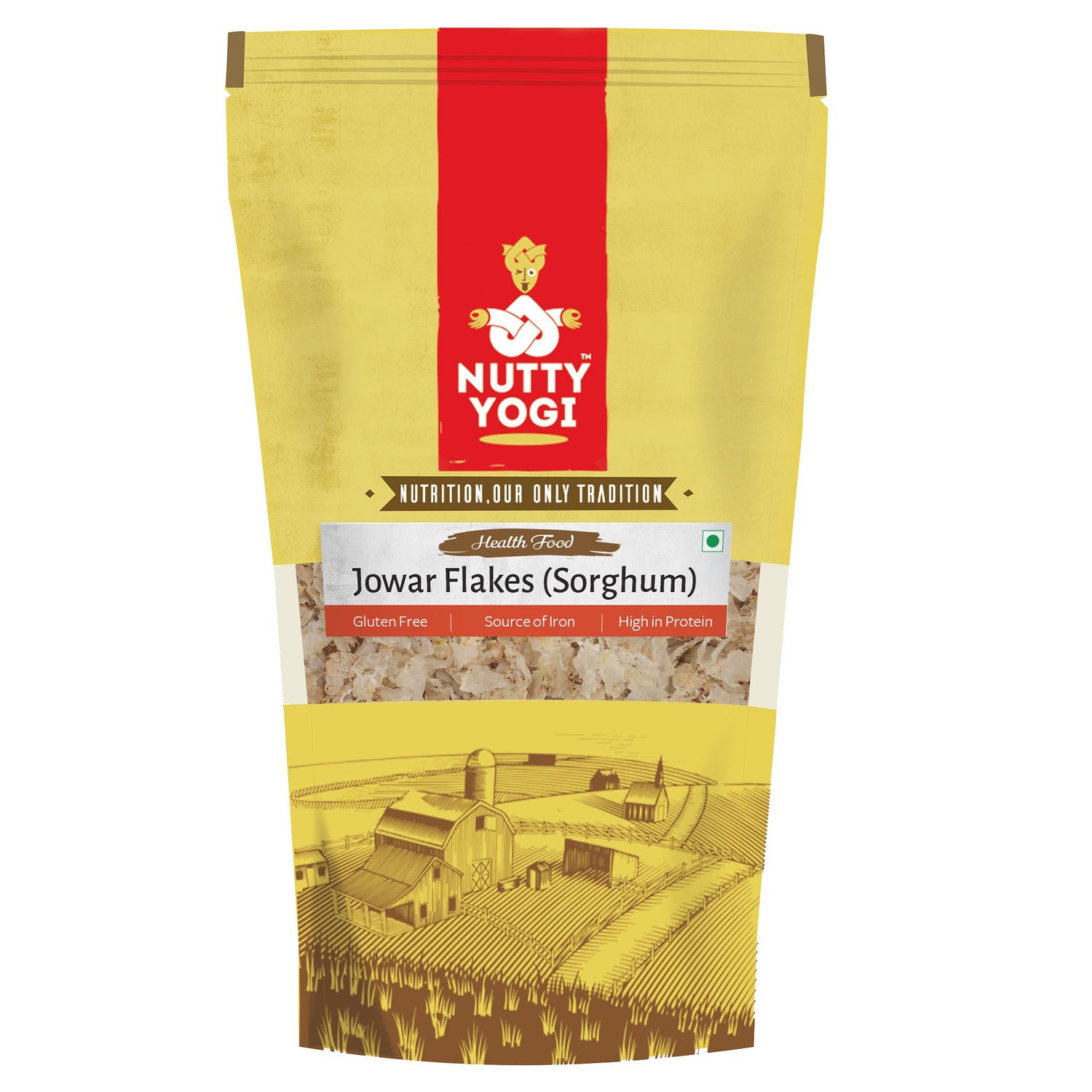 Nutty Yogi Sorghum - Jowar Flakes 400gm