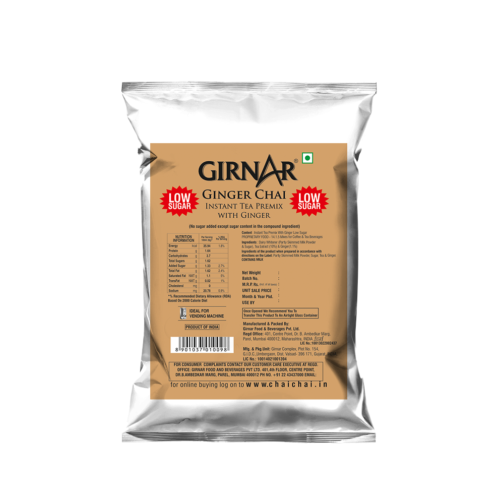 Girnar Instant Tea Premix With Ginger (1kg Vending Pack)