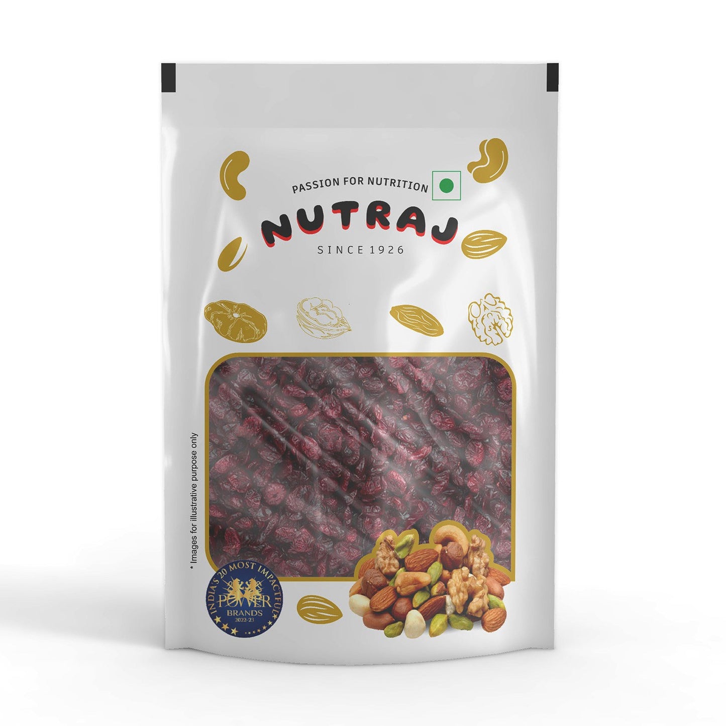 Nutraj Whole Dried Cranberries 200gm