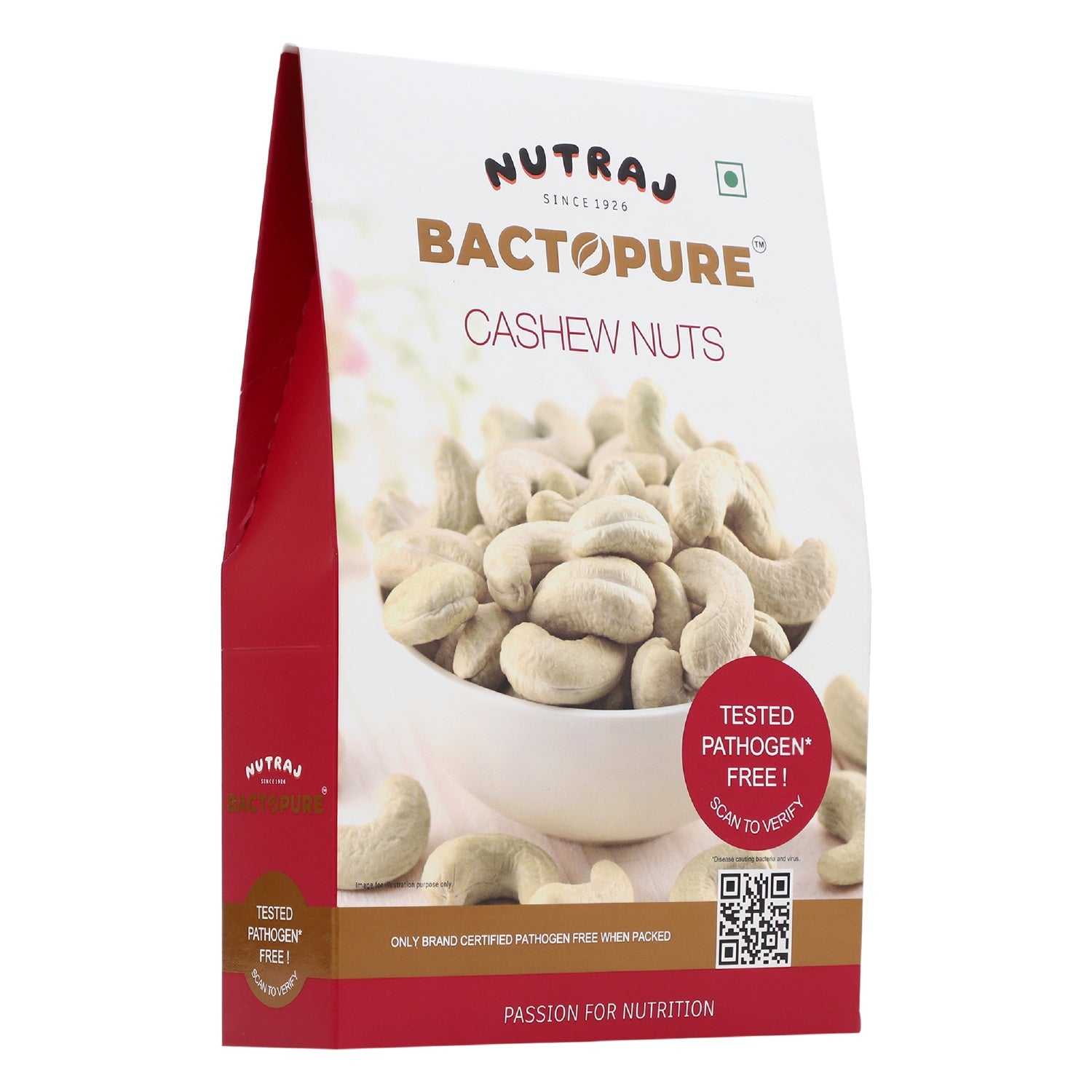 Nutraj Bactopure Cashew Nuts 250gm