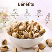 Nutraj Bactopure Roasted & Salted California Pistachios Inshell (Pista) 250gm