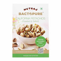 Nutraj Bactopure Roasted & Salted California Pistachios Inshell (Pista) 250gm