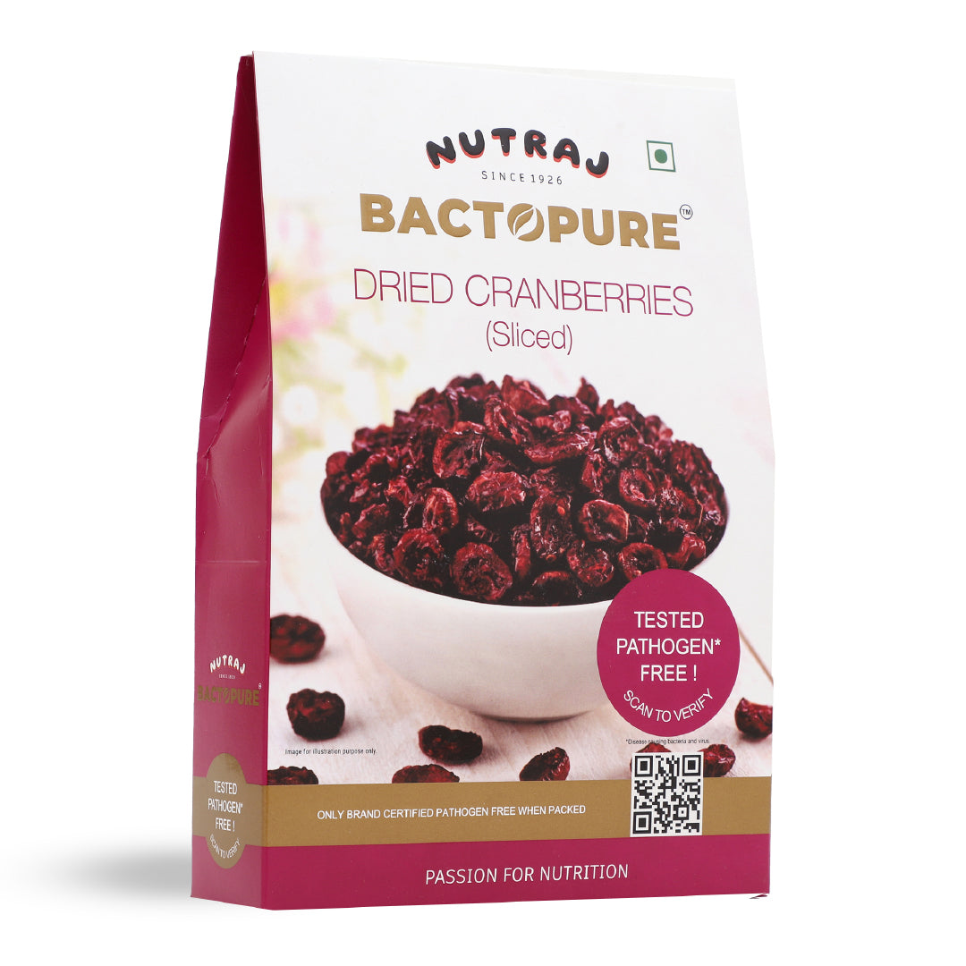 Nutraj Bactopure Dried Cranberries Sliced 200gm