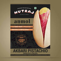 Nutraj Anmol Roasted & Salted Jumbo Size Pistachio 500gm