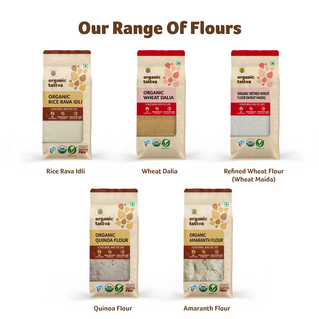 Organic Refined Wheat Flour (Wheat Maida)