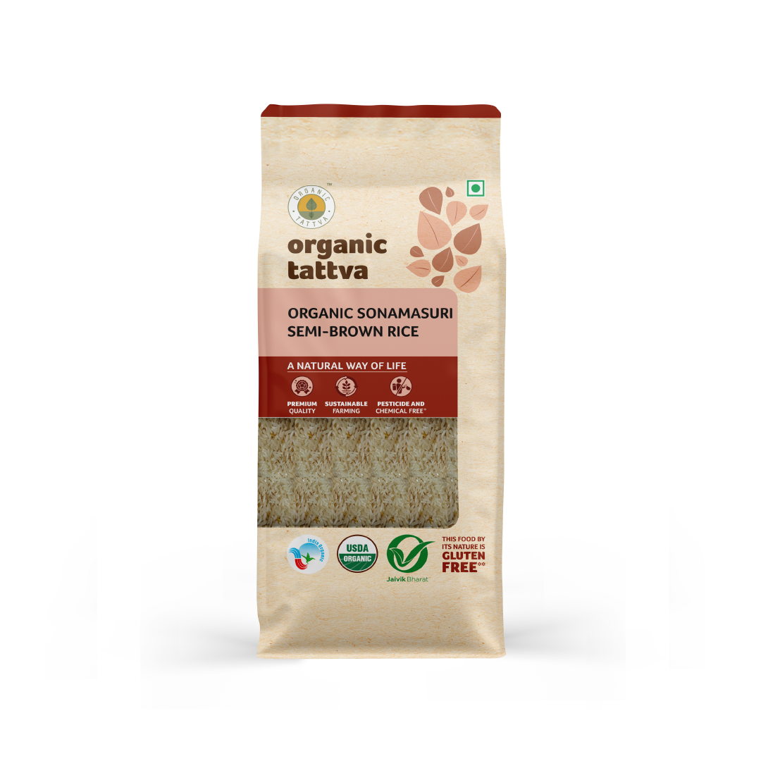 Organic Sonamasuri Brown Rice