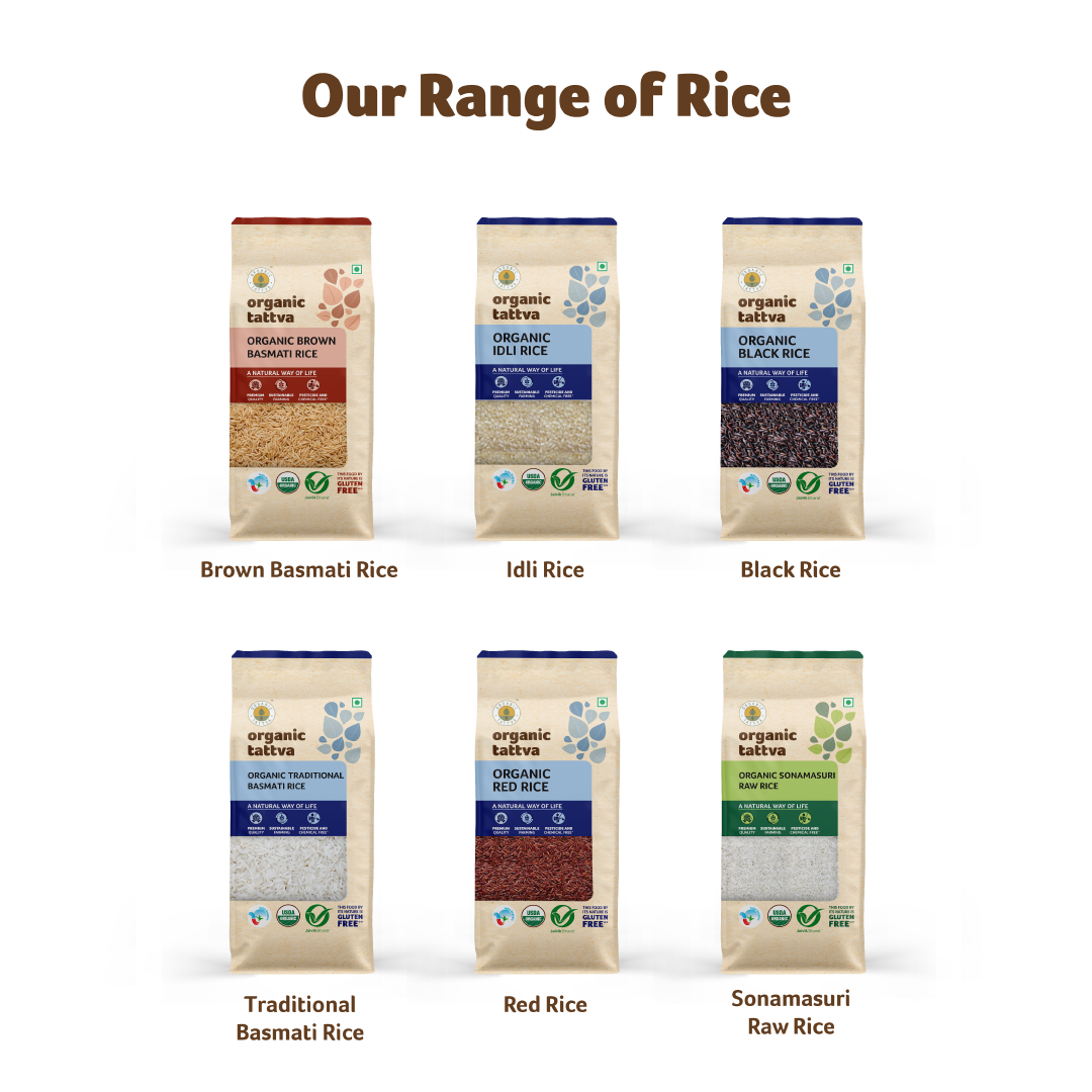 Organic Sonamasuri Brown Rice