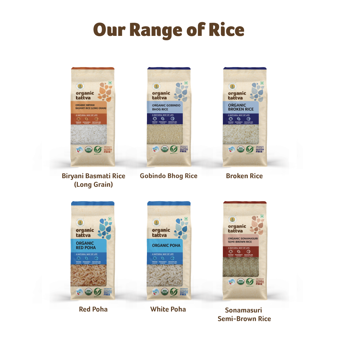 Organic Sonamasuri Rice White