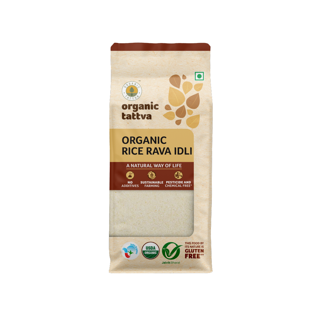 Organic Rice Rava Idli