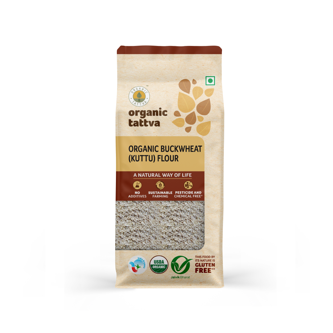 Organic Buckwheat (Kuttu) Flour