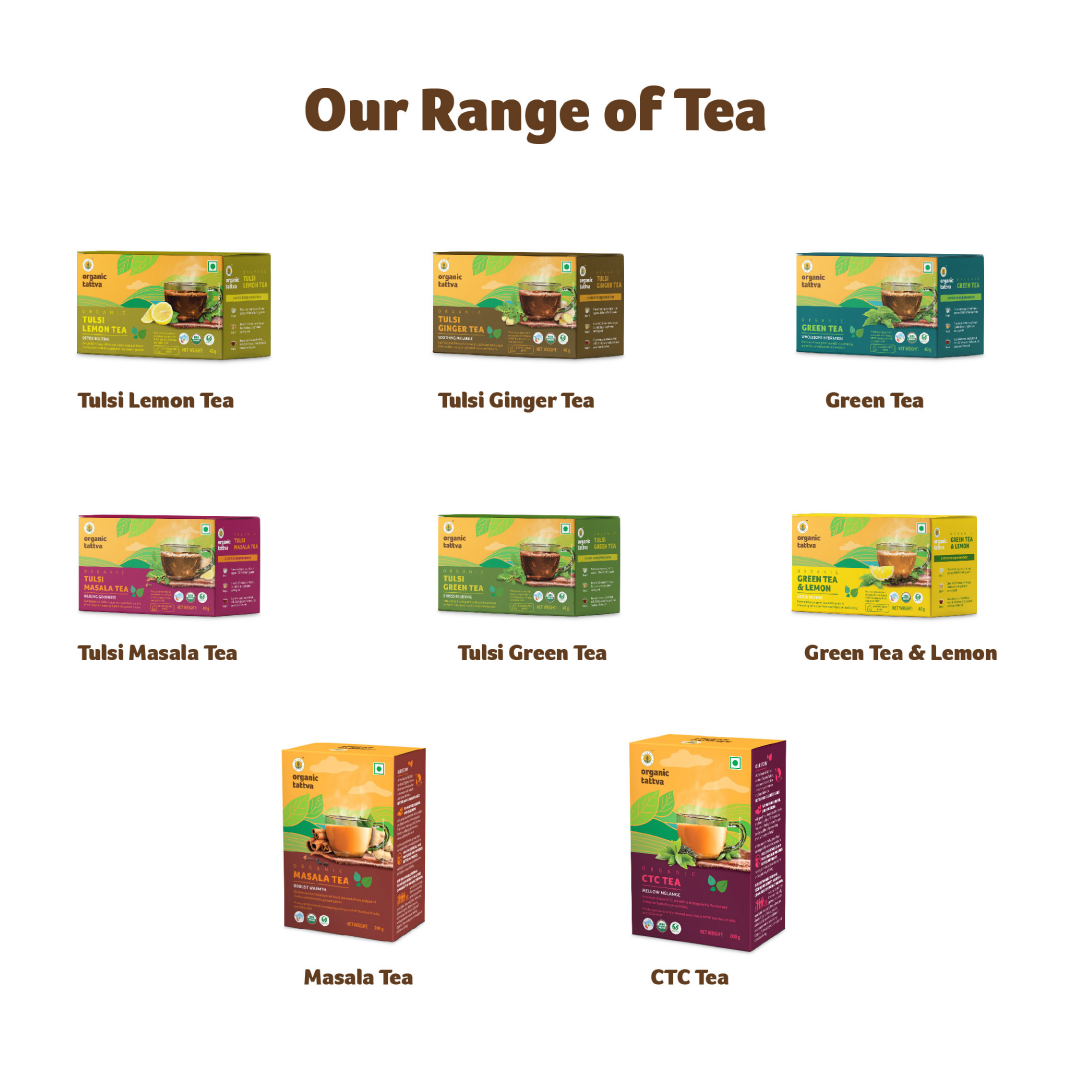 Organic Tulsi Ginger Tea (20 teabags)