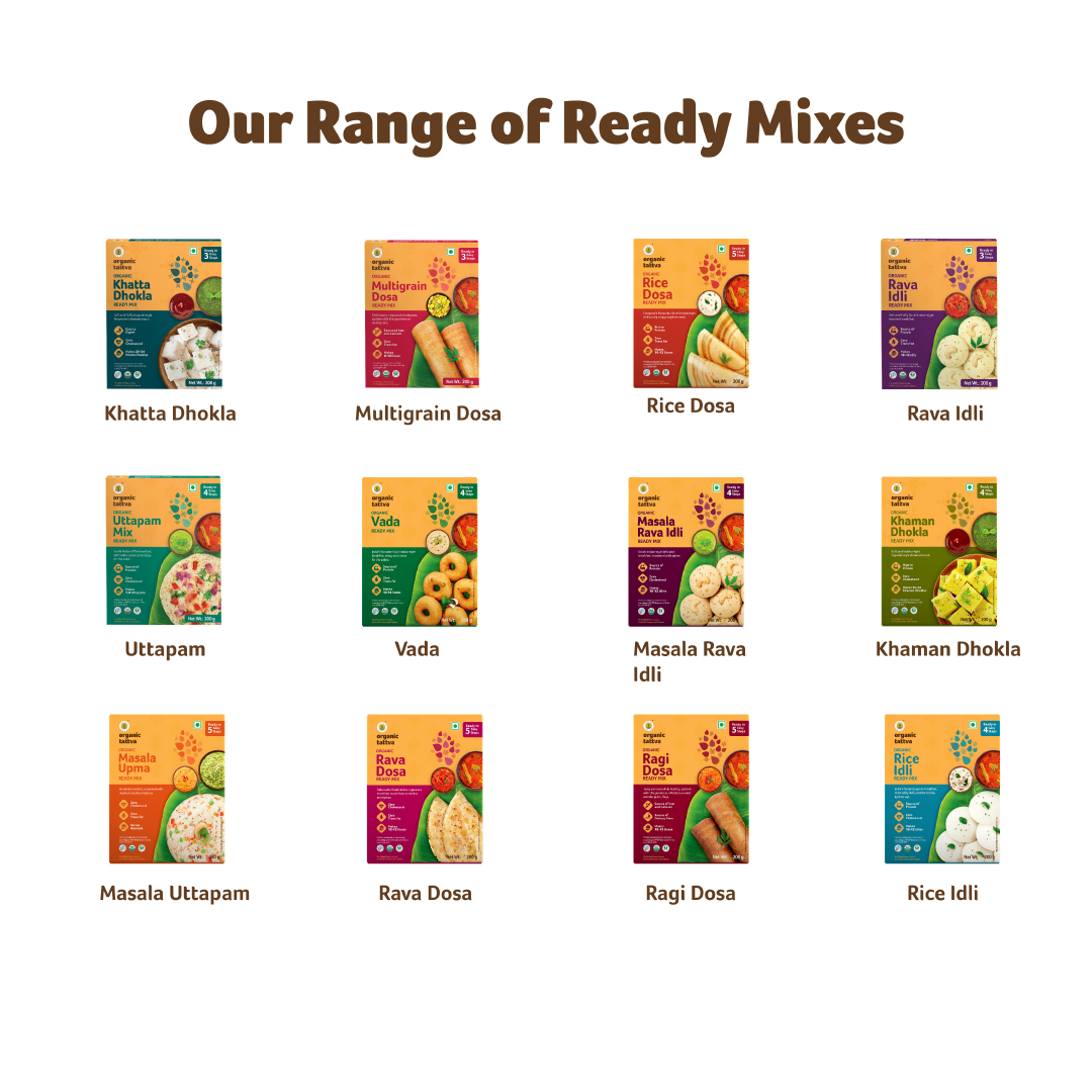 Organic Uttapam Ready Mix