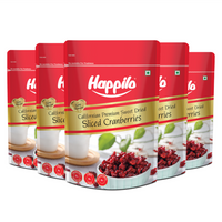 Happilo Premium Californian Sliced Dried Cranberries