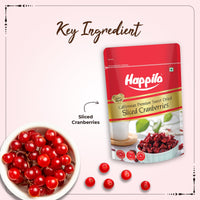 Happilo Premium Californian Sliced Dried Cranberries