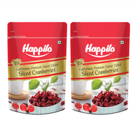 Happilo Premium Californian Sliced Dried Cranberries