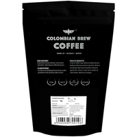 Colombian Brew Arabica Espresso Filter Coffee Powder, Roast & Ground Strong, 1kg