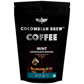 Colombian Brew Mint Chocolate Mocha, No Sugar Vegan, 1kg Hotel Pack