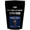 Colombain Brew Coffee Arabica French Press Coffee Powder, Dark Roast Strong - 100 gms
