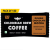 Colombian Brew Coffee Double Chocolate Mocha Instant Coffee Powder Sachets - Pack of 180
