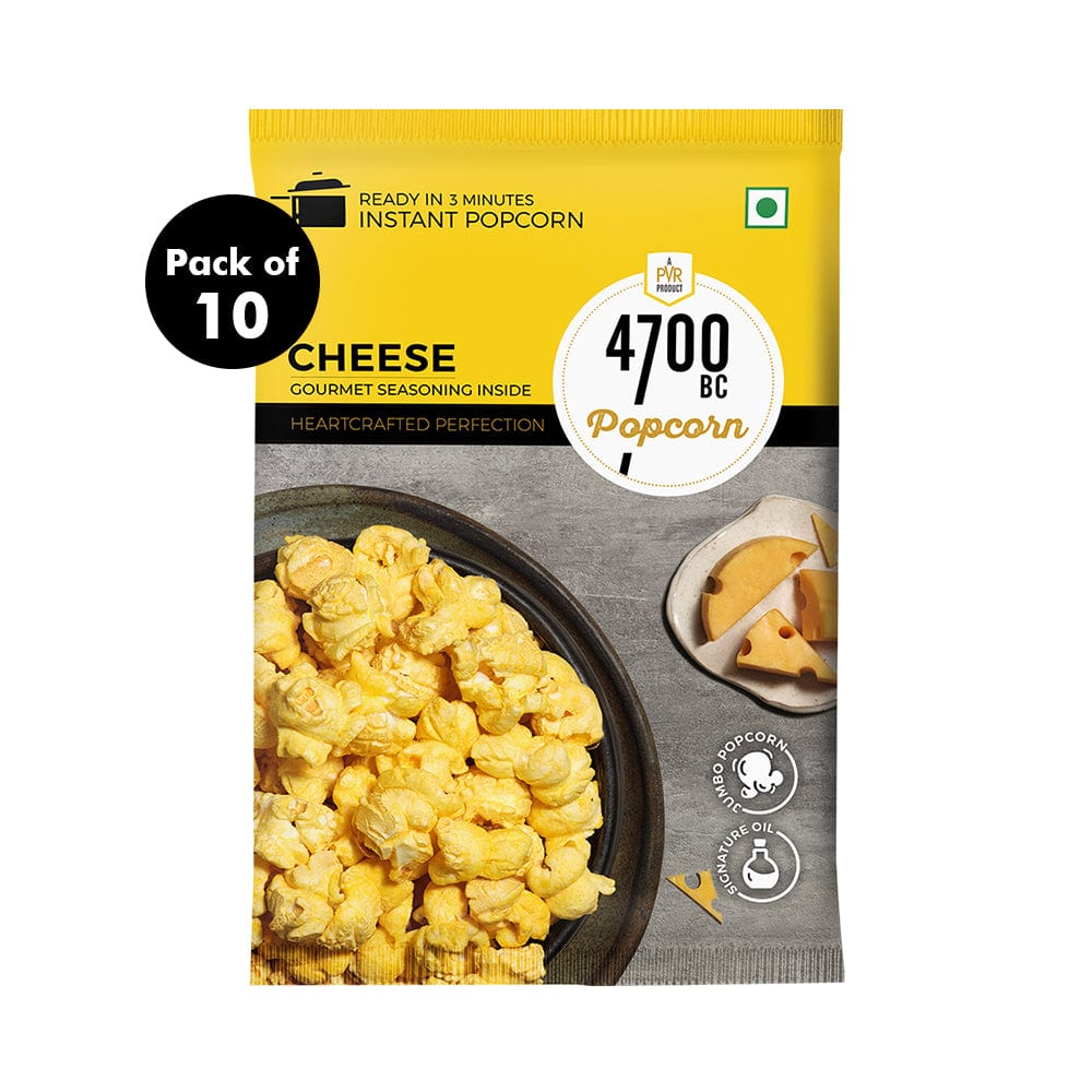 Instant Cheese Popcorn (Pack of 10, 60g)