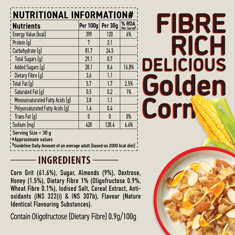 Corn Flakes Plus - Almond & Honey