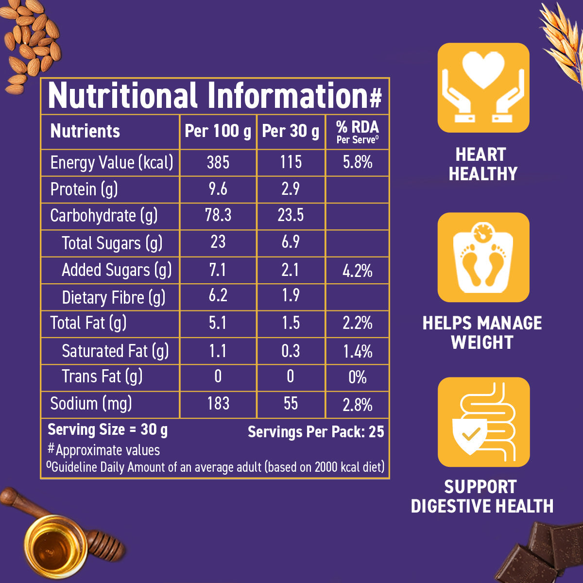 Chocolate Muesli – Chocolate, Cranberries, Quinoa