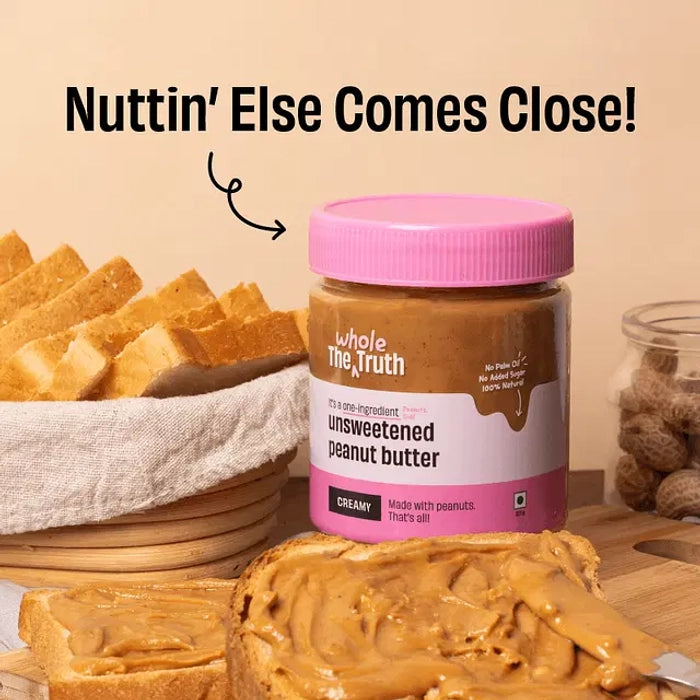 CRUNCHY- Unsweetened Peanut Butter