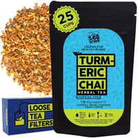 Organic Turmeric Chai  (50 g, 25 Cups)