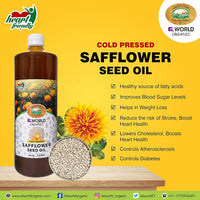 Elworld Agro & Organic Food Products Safflower Seed Oil 1 ltr