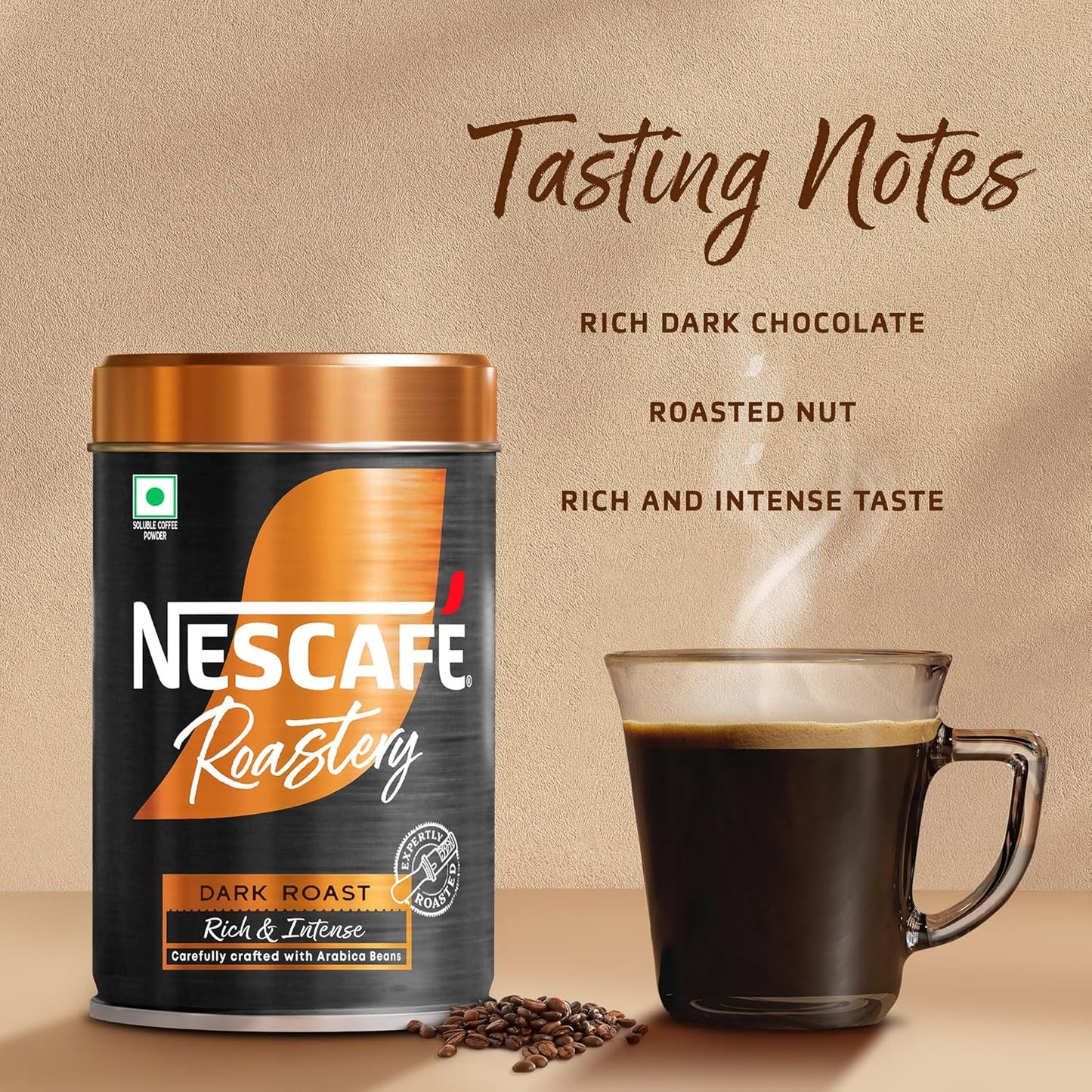 Nescafe Roastery Coffee Dark Roast - 95 gms