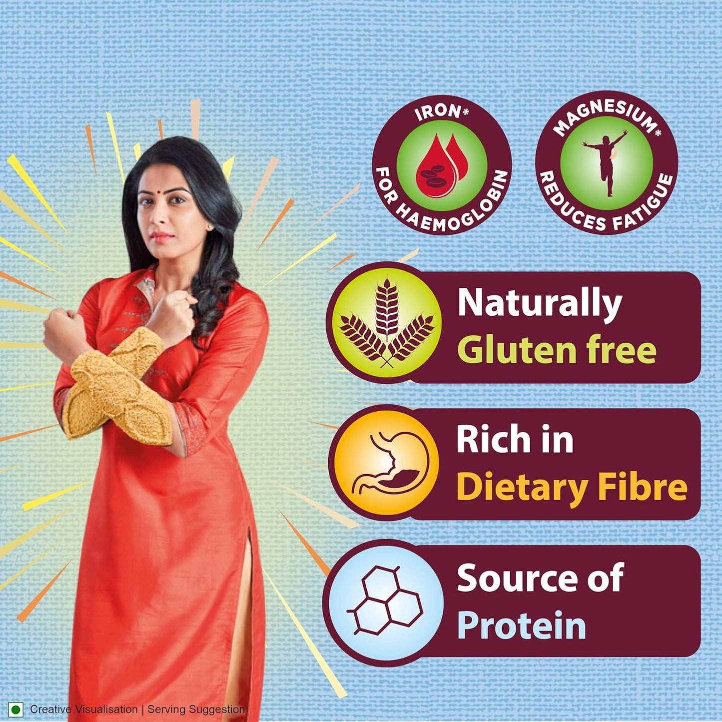 Aashirvaad Nature’s Superfoods Gluten Free Flour - 500 gms