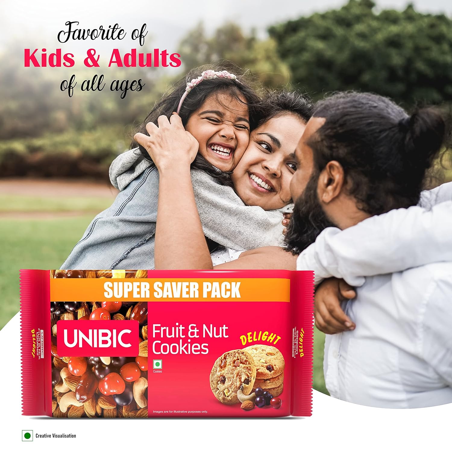 Unibic Fruit & Nut Cookies, 500g