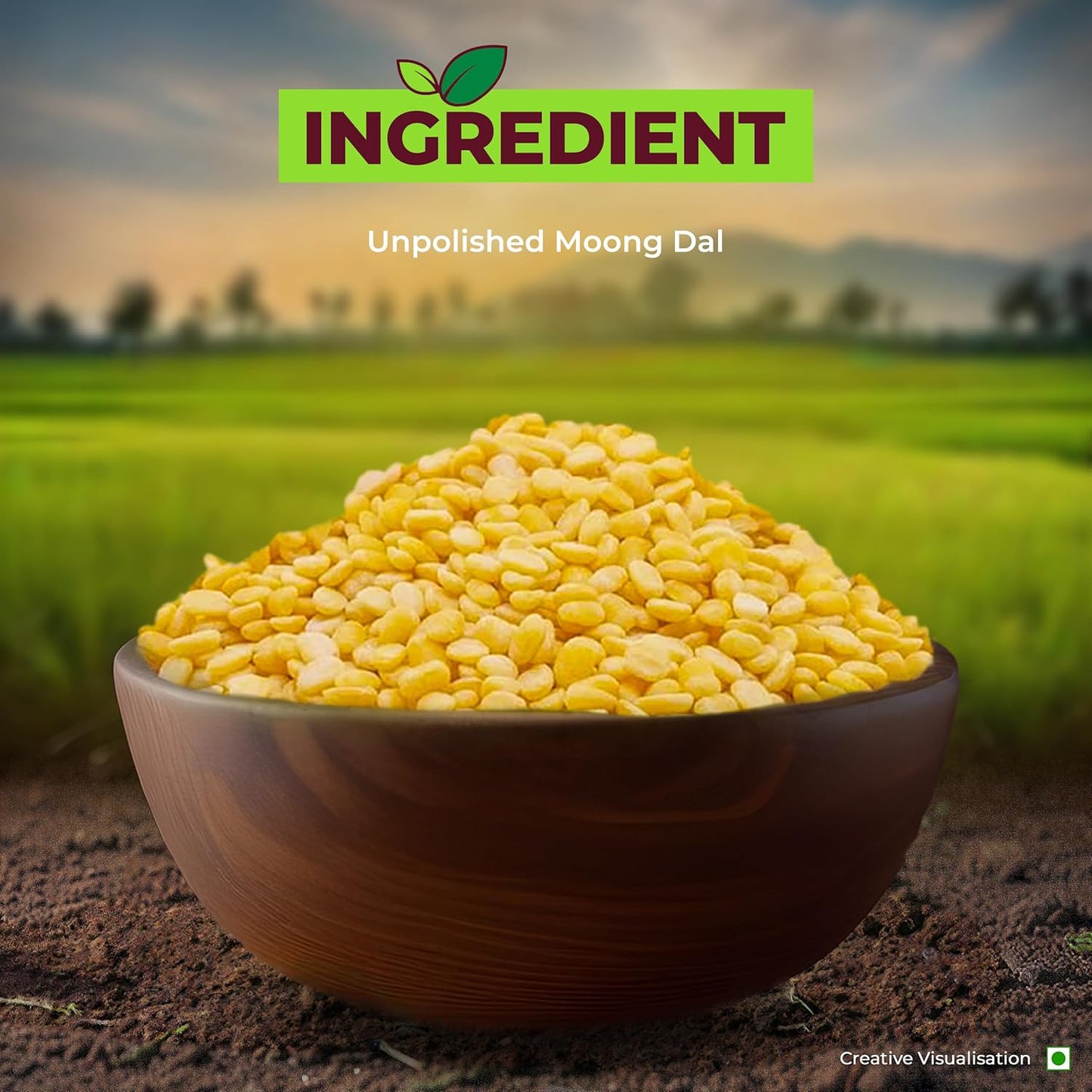 Aashirvaad Organic Moong Dal - 1 kg