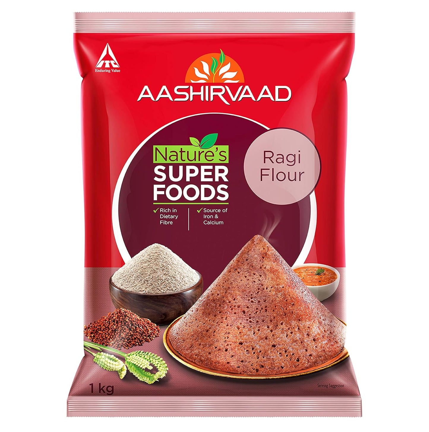 Aashirvaad Nature’s Superfoods Ragi Flour - 1 kg