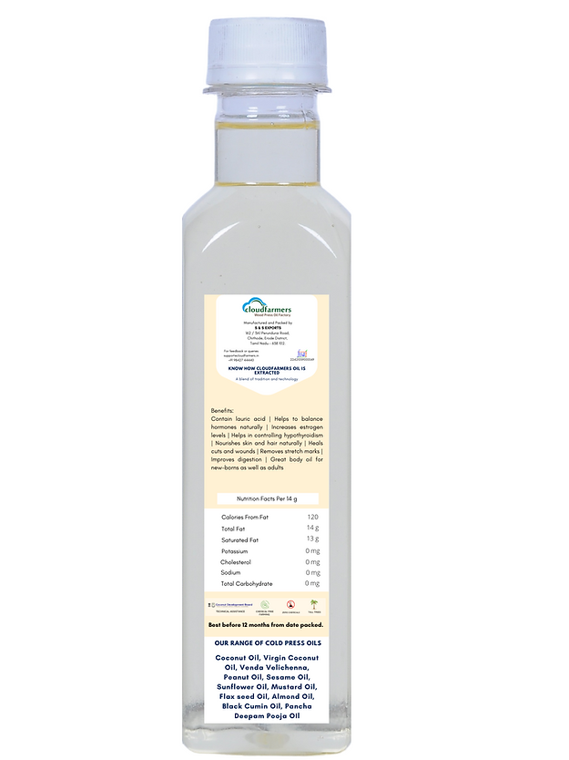 Cloudfarmers Virgin Coconut Oil - 500 ml