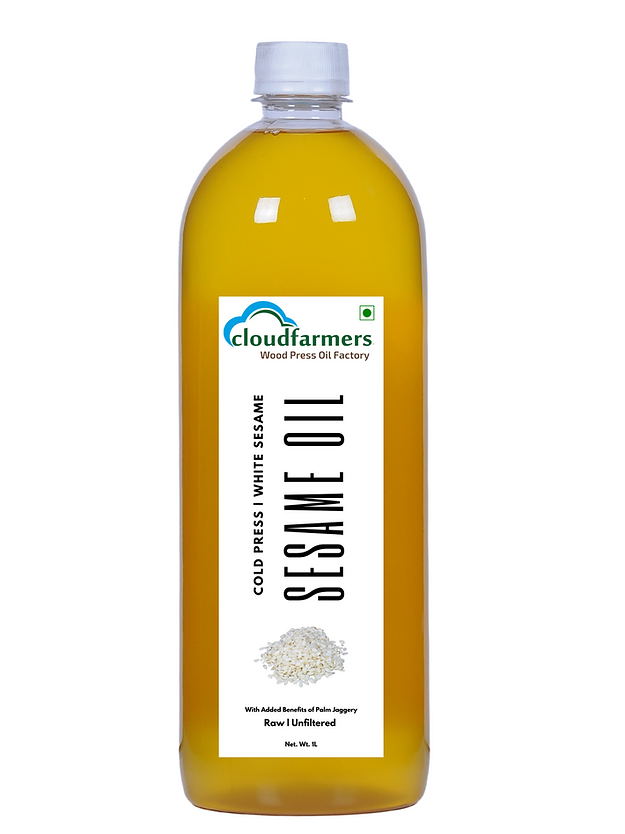 Cloudfarmers White Sesame Oil - 1 Liter