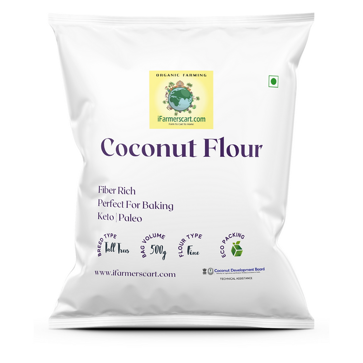 iFarmerscart Coconut Flour - 500 gms