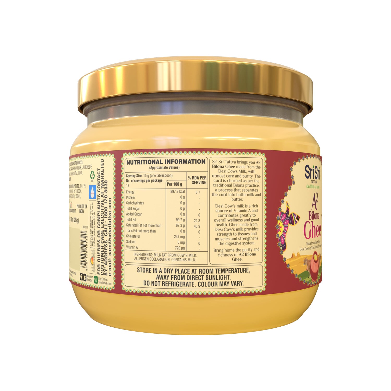 A2 Bilona Ghee 250 ml