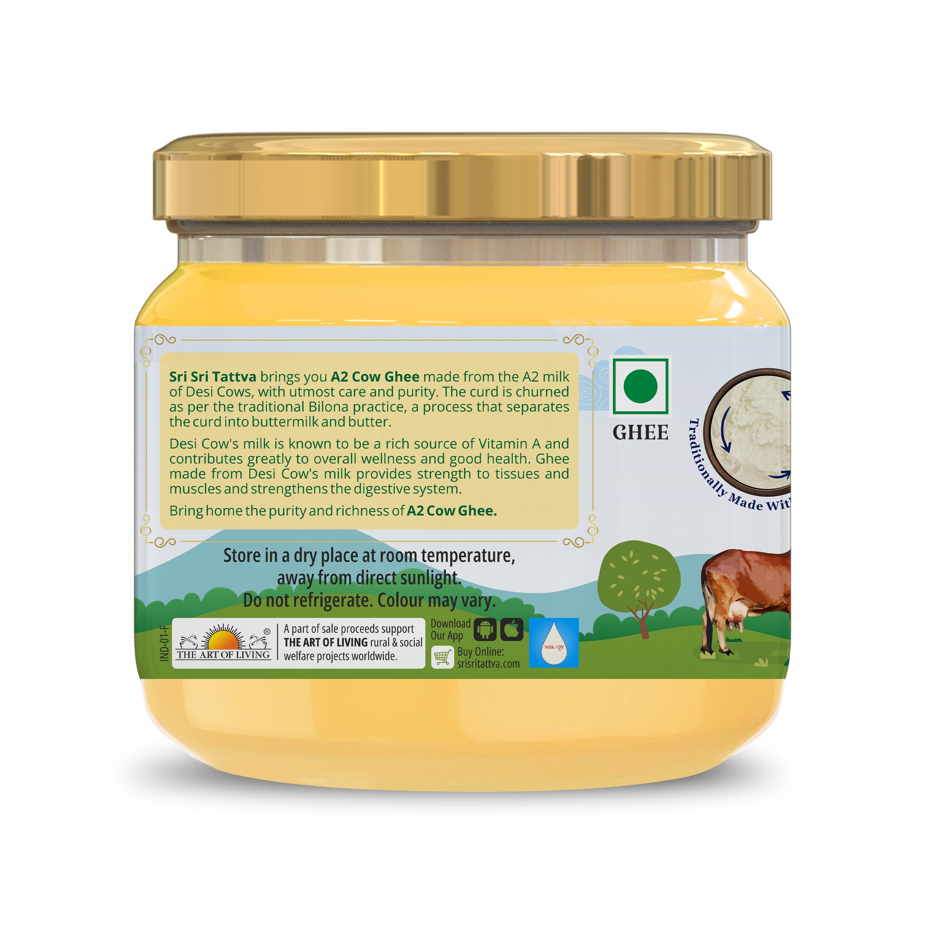 A2 Cow Ghee, 250 ml