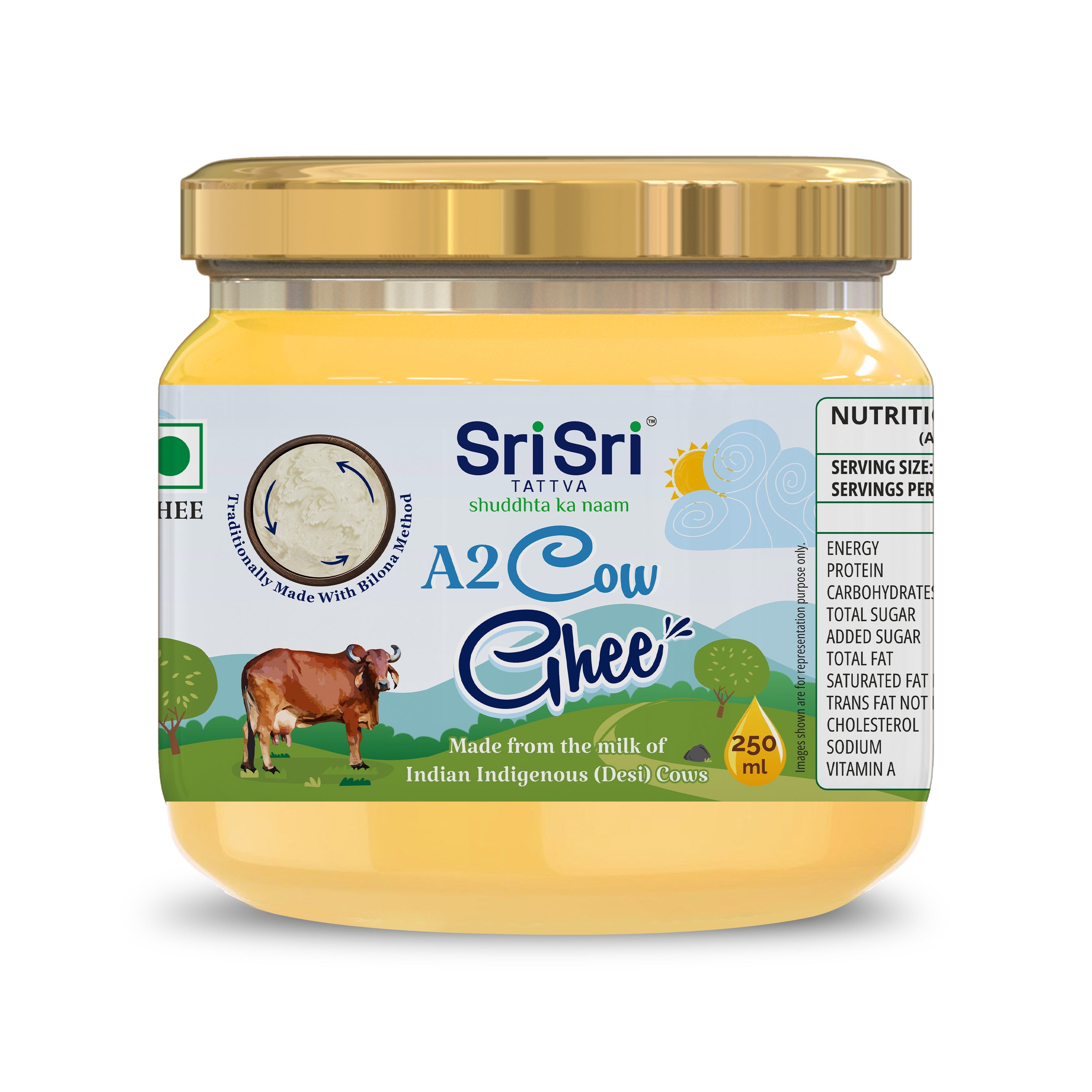 A2 Cow Ghee, 250 ml