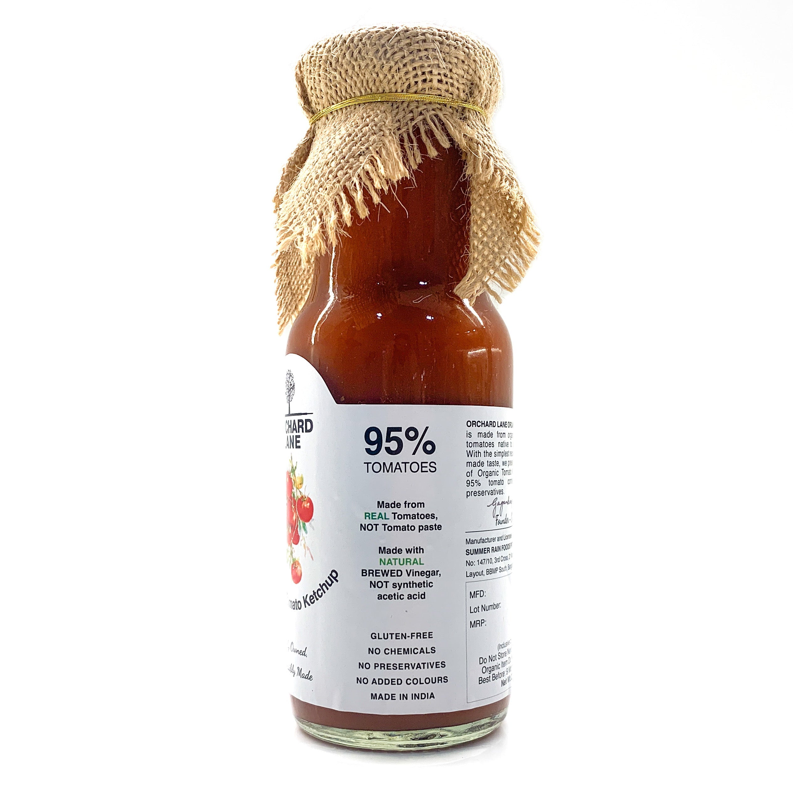 Organic Tomato Ketchup- 230 grams