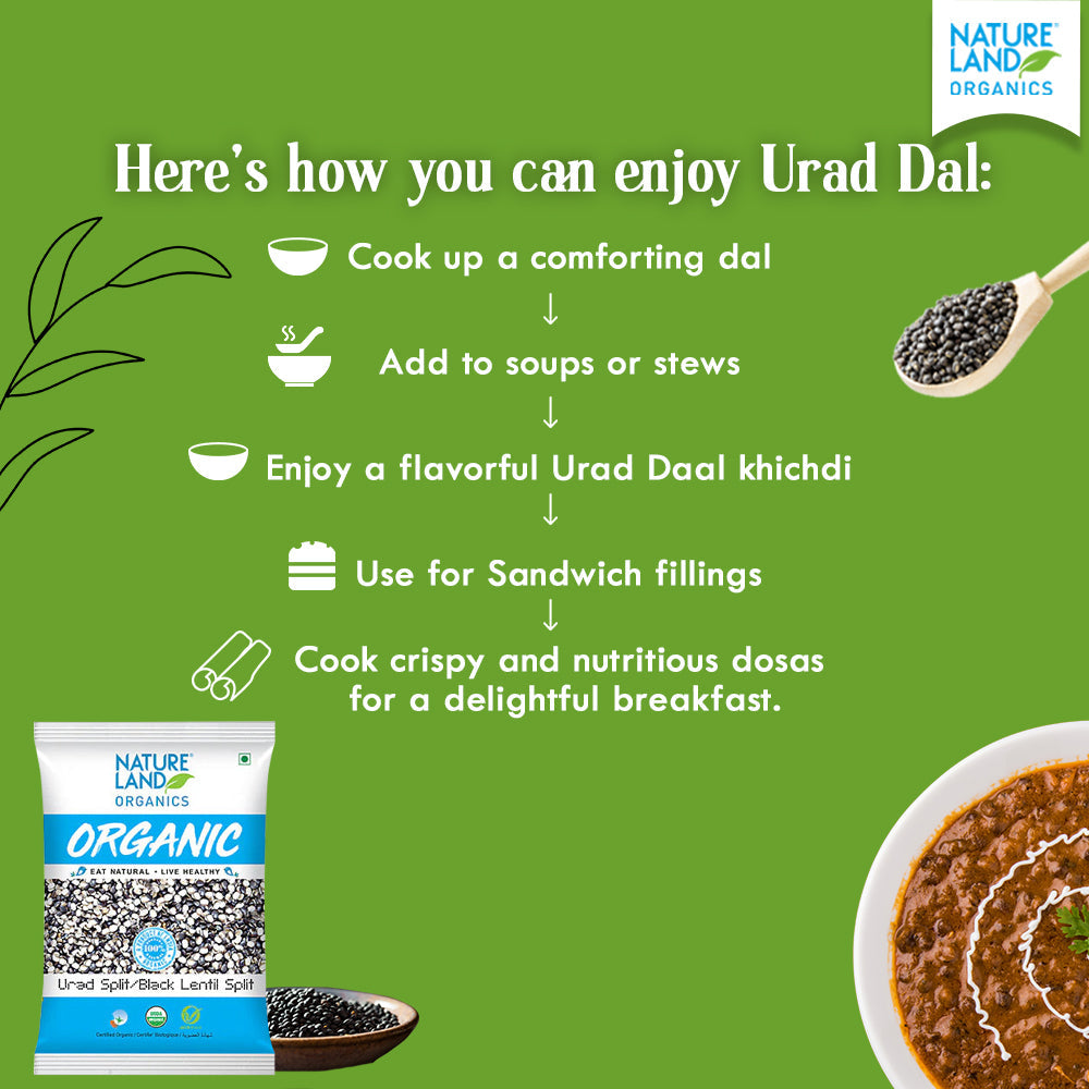 Organic Urad Split 500 Gm