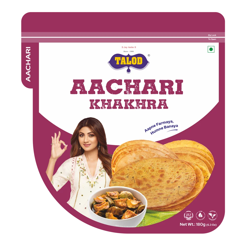 Achari Khakhra – Healthy & Tasty, 180g