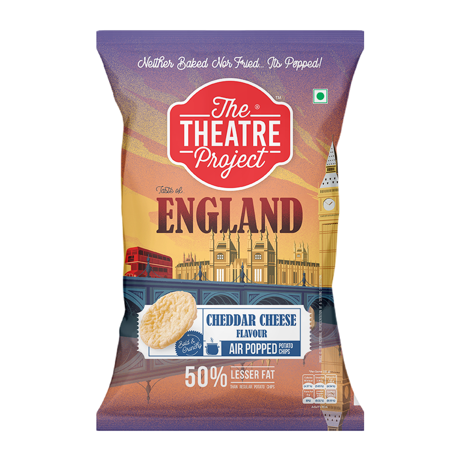 England Cheddar Cheese - Air Popped Chips - Healthy